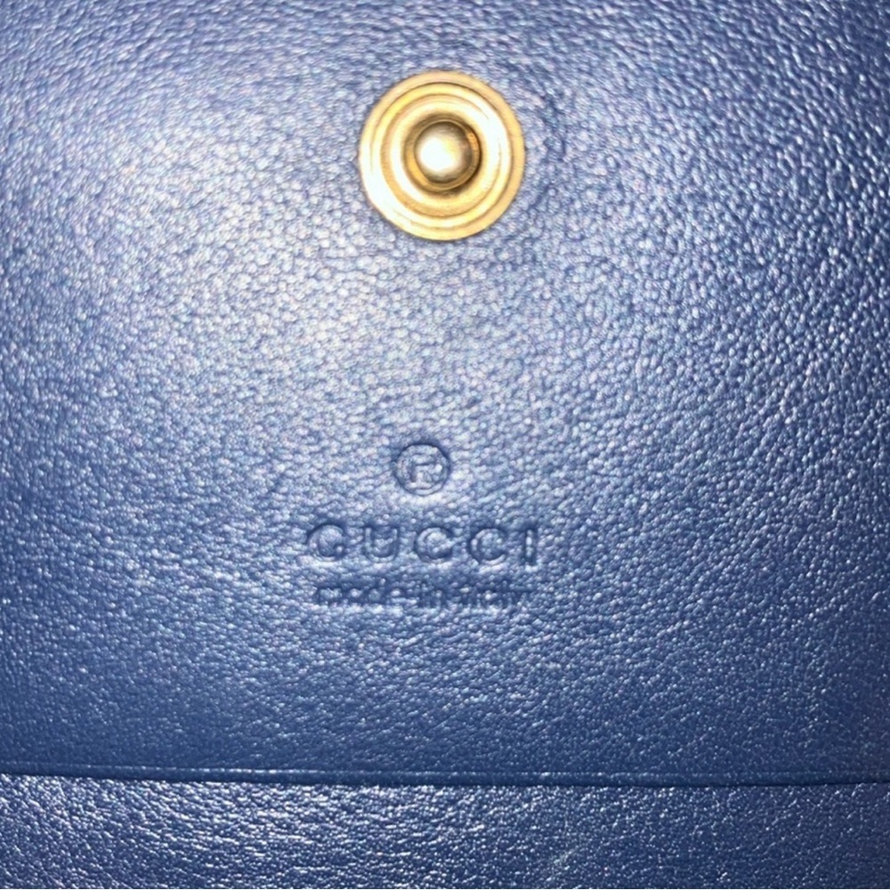 Full Inclusion! Gucci Horsebit GG Floral Trapuntata Multicolor Zumi Wallet - Picture 13 of 14